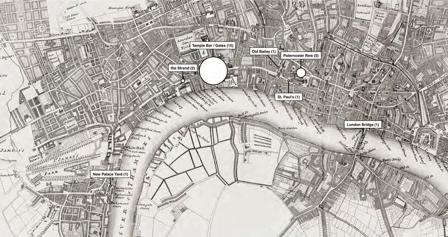 Printers and booksellers for Alexander Pope, 1720–1727.